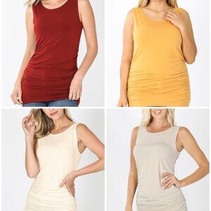 Zenana Rouche Tanks